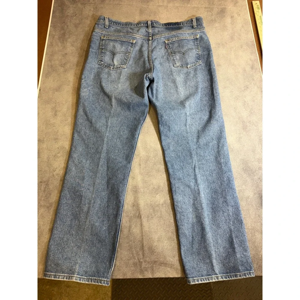 Levis 509 Jeans Mens 42x32 Medium Wash Straight Leg Vintage USA Made